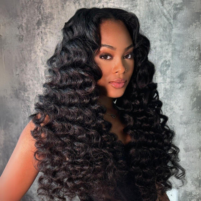 BOGO SALE|Loose Deep Wave Hair 13x6 Lace Front Wig 100% Remy 18-26 Inch Human Hair Wigs