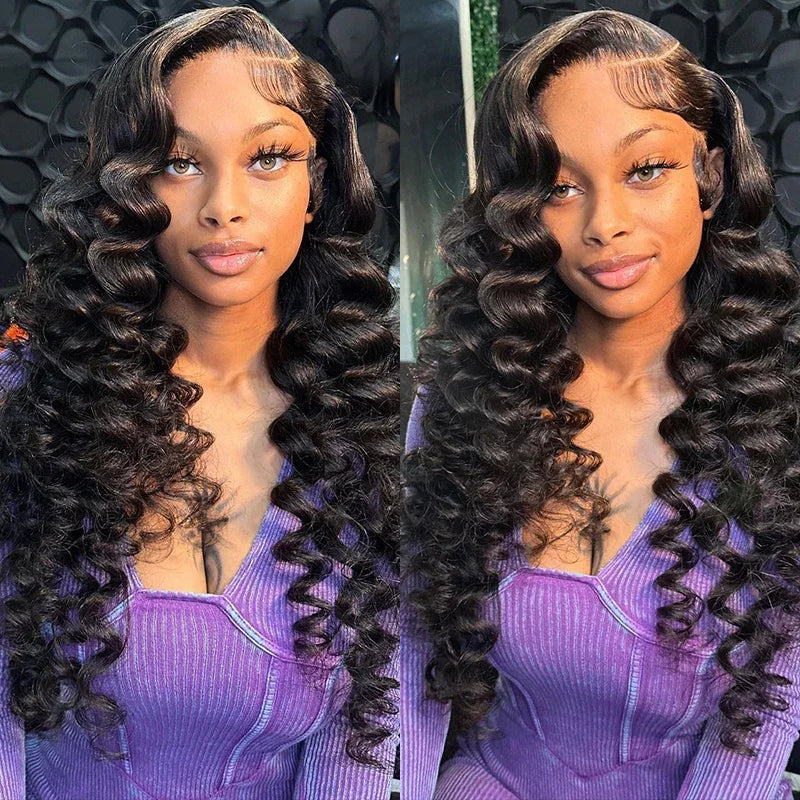 BOGO SALE|Loose Deep Wave Hair 13x6 Lace Front Wig 100% Remy 18-26 Inch Human Hair Wigs
