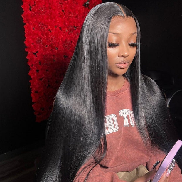 Straight Hair 13x6 Lace Front Wig 100% Remy 18-26 Inch Human Hair Wigs