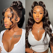 22=$169 Upgrade Glueless 360 Lace Frontal Wigs With Hidden Strap Ready & Go Water Wave Affordable Human Hair Wigs 220% Density