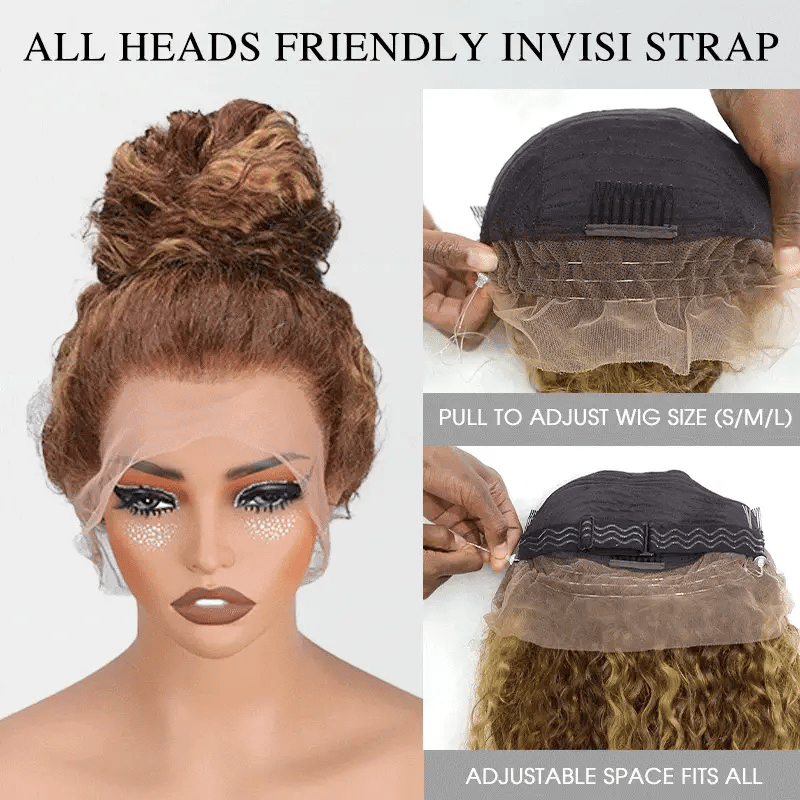 220% Density Glueless 360 Lace Frontal Wigs With Hidden  display picture 1
