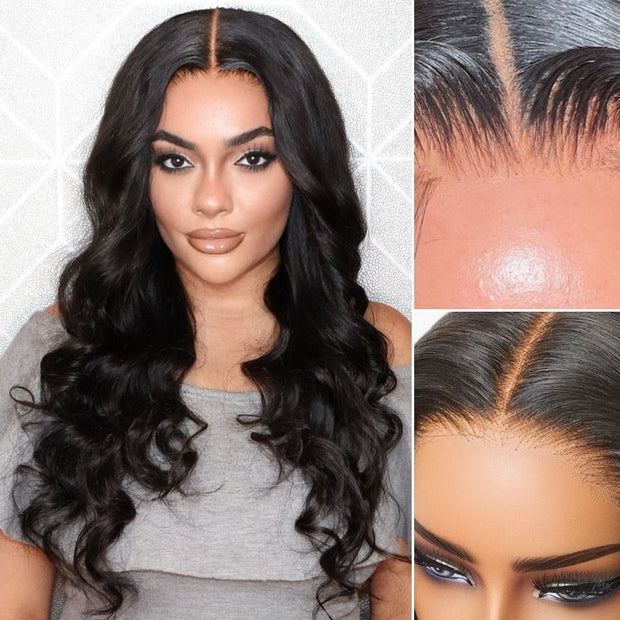 Pre All | Glueless Pre Bleached Pre Cut HD Lace Wig Put On & Go Body Wave Human Hair Wig