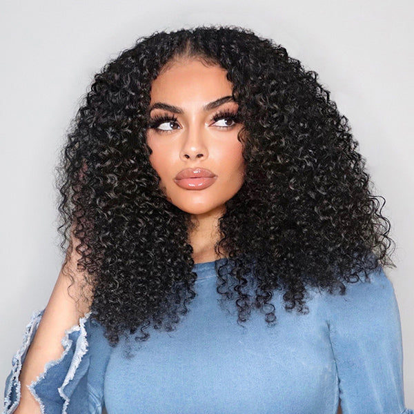 Pre Cut HD Lace Wig Volume Curly Wear Go Glueless Wigs Upgraded 8X5 Lace