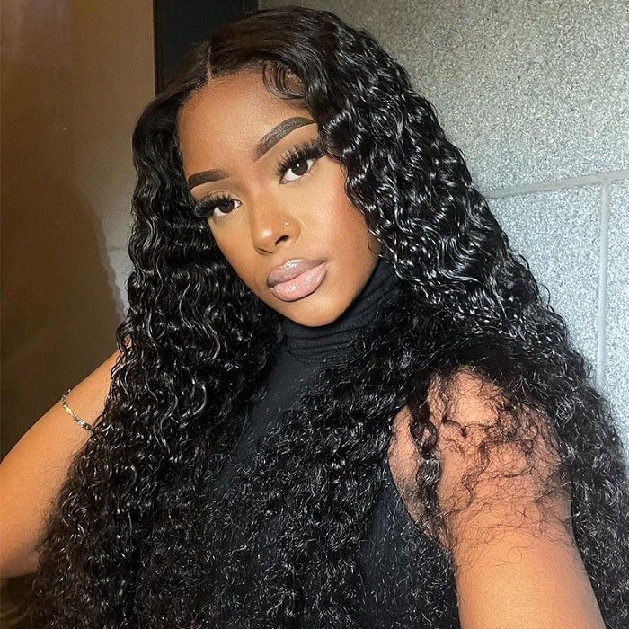 BOGO SALE|Deep Wave 13X6 Lace Front Wig Human Hair Wigs Pre Plucked With Baby Hair