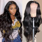 Body Wave 4x4 Lace Closure Wigs Pre Plucked Affordable Human Hair Wigs