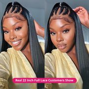 Glueless 13X4 Or Full Lace Wigs Luxury Human Hair Wigs HD Transparent Full Scalp Lace Frontal Wig 180% Density