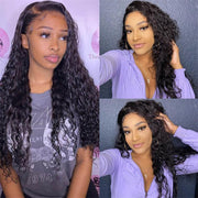 Water Wave 13x4/13x6 HD Lace Frontal Wig Natural Pre Plucked Headline 100% Virgin Human Hair Wigs