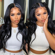 5X5 13X4 Undetected HD Transparent Swiss Lace Front Wig Body Wave Human Hair Wigs With Baby Hair