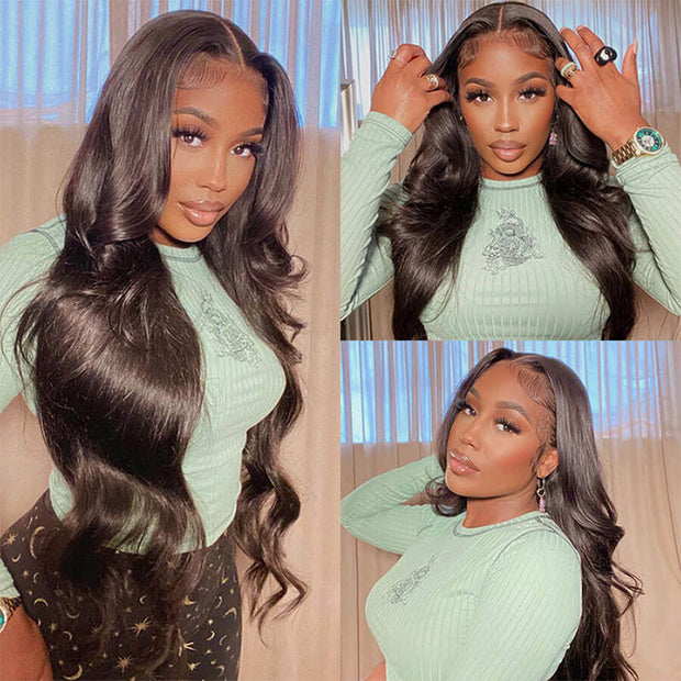 Body Wave Human Hair Wigs 13x6 Lace Front Wig Brazilian Hair HD Lace Wigs 16-26 Inch