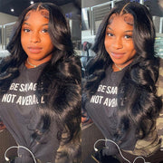 13x4 Body Wave Lace Front Wigs With Baby Hair Realistic HD Lace Human Hair Wigs For Women