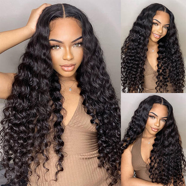 $99.9 Undetectable Skin Melt HD Lace 13x4/4x4 Transparent Lace Wigs 100% Human Hair