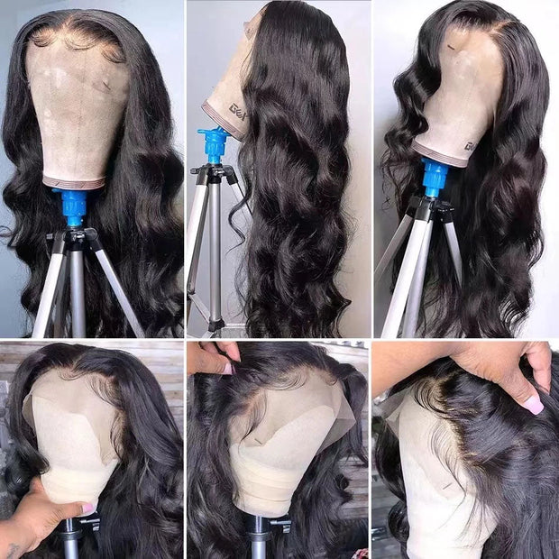 Undetectable Invisible HD Lace Wig Body Wave Glueless  4x4 13x4 Frontal Lace Wig Pre-plucked