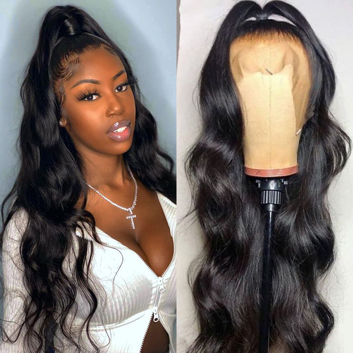 Undetectable Invisible HD Lace Wig Body Wave Glueless  4x4 13x4 Frontal Lace Wig Pre-plucked