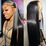 Straight Hair 5X5 Real HD Lace Wig Undetectable Invisible Lace Closure Wig Natural Hairline With Baby Hair