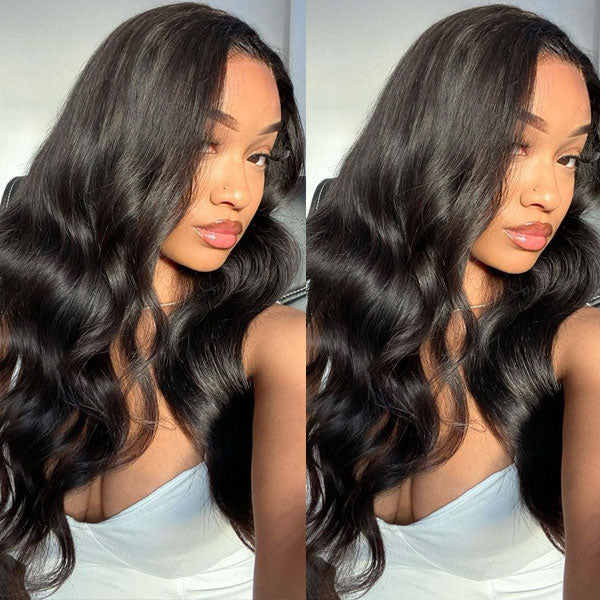 50% OFF|16''-26'' Swiss HD Lace Body Wave Human Hair Wigs 8X5 13x6 Lace Front Wig 180% Density