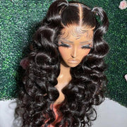 18 Inches Loose Wave= 4x4 HD Lace Closure Wig 100% Virgin Human Hair Wig