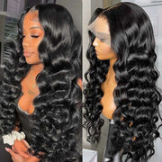 Clearance Sale| Loose Wave Glueless 5x5 Closure HD Lace Human Hair Wig Natural Crimps Curls