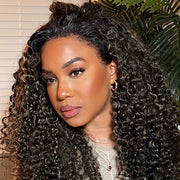 1B/27 Highlights Curly Lace Front Wigs 13X4/13x6 Invisible HD Lace Frontal Curly Human Hair Wigs For Women
