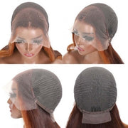 Money Piece Highlight 13x4 Lace Front Wigs Body Wave  Pre Plucked Glueless Lace Human Hair Wigs