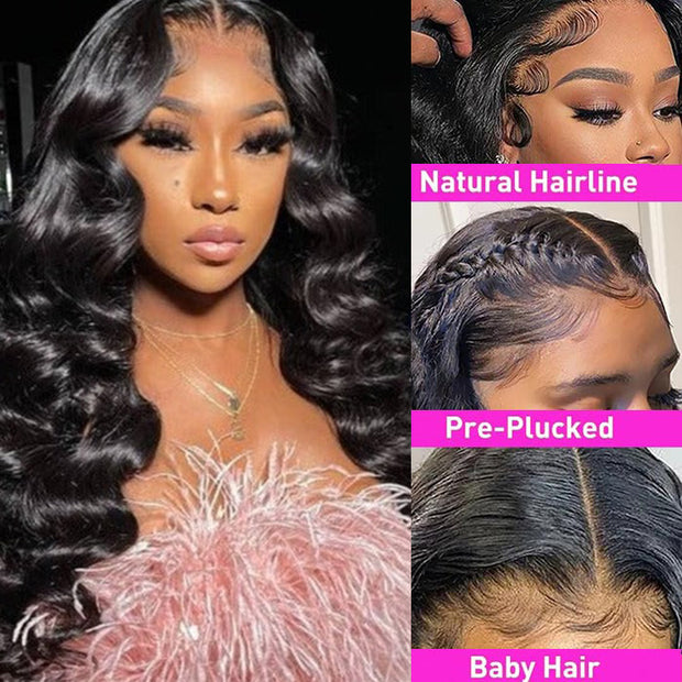 18 Inches Loose Wave= 4x4 HD Lace Closure Wig 100% Virgin Human Hair Wig