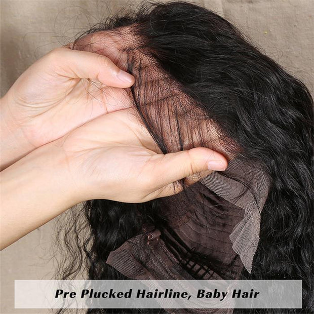 BOGO SALE|Deep Wave 13X6 Lace Front Wig Human Hair Wigs Pre Plucked With Baby Hair
