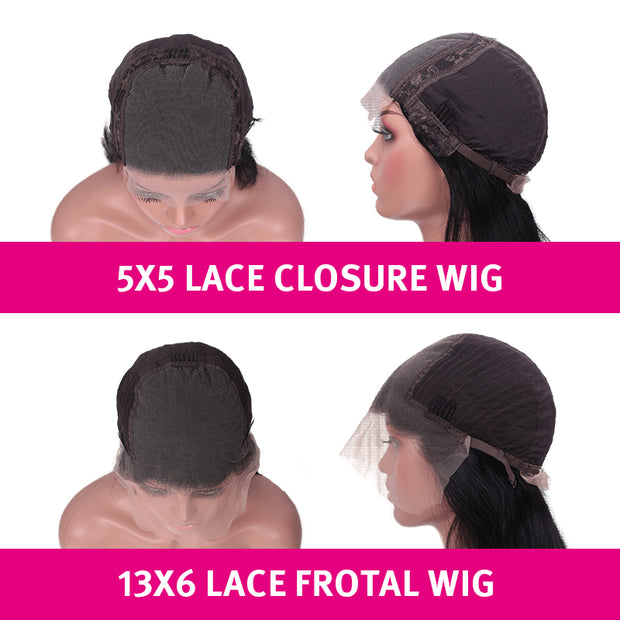 Body Wave Human Hair Wigs 13x6 Lace Front Wig Brazilian Hair HD Lace Wigs 16-26 Inch