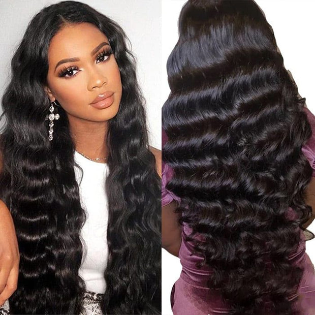 5x5HD Lace Wigs Human Hair Wigs Loose Deep Wave Wig Pre Plucked With Baby Hair