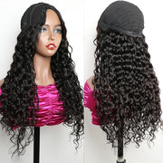 Glueless 0 Skill Needed U Part Wig Wear & Go Water Wave Beginner Friendly Natural Scalp Human Hair Wigs