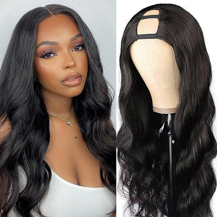 Body Wave wigs Upgraded Durable U Part wig Beginner Friendly Human Hair Wigs For Women