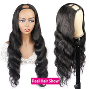 Body Wave wigs Upgraded Durable U Part wig Beginner Friendly Human Hair Wigs For Women