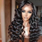 Loose Deep Wave Lace Front Human Hair Wigs for Women 13x4 HD Lace Frontal Wigs Pre Plucked Natural Hairline