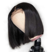 Flash Sale-12 Inch 4x4 Transparent Lace Closure Short Bob Wig Human Hair Wigs