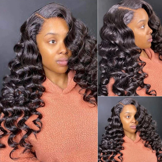 Pre Plucked HD Lace Wig Loose Deep Wave Lace Front Wig Human Hair Natural and Realistic Invisible Lace Wig