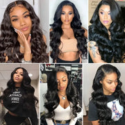 5X5 Crystal Lace Closure Wig  Body Wave Human Hair Wigs Undetectable Invisible HD Lace Body Wave