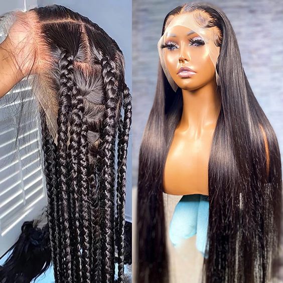 Full Lace Wig Transparent Lace Human Hair Wigs Pre Plucked Natural Hairline