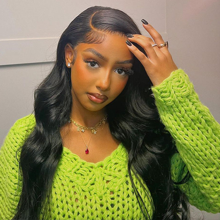 Upgraded 4X4/8x5 Pre Cut Lace Closure Wig Glueless Body Wave 13x6 HD Lace with Natural Hairline Beginner Friendly