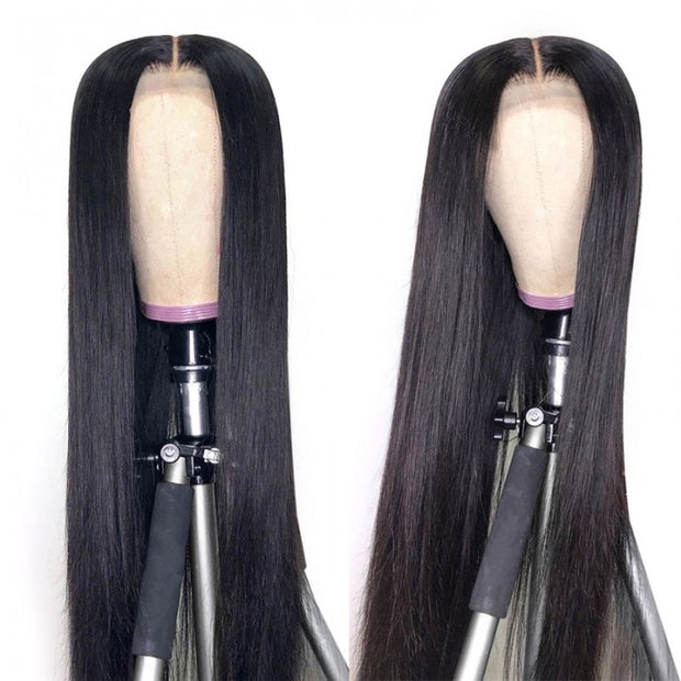 Undectable HD Lace Frontal Wig 13x6 Deep Part Straight Human Hair Wig 220% Density