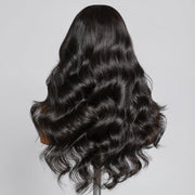 300% Ultra Dense Glueless Body Wave Wig Pre Bleached Pre Cut Invisible Skin Melt 8x5 HD Lace Human Hair Wig