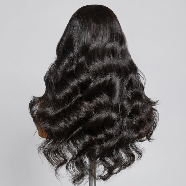 300% Ultra Dense Glueless Body Wave Wig Pre Bleached Pre Cut Invisible Skin Melt 8x5 HD Lace Human Hair Wig
