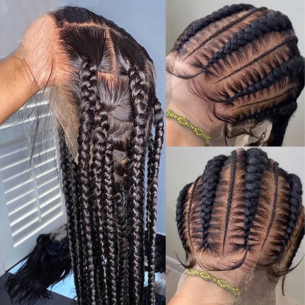 Glueless 13X4 Or Full Lace Wigs Luxury Human Hair Wigs HD Transparent Full Scalp Lace Frontal Wig 180% Density