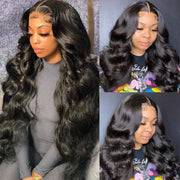 T Part Body Wave 13x5 Lace Part Wig Hand Tied Human Hair Lace Wig High Density Middle Part