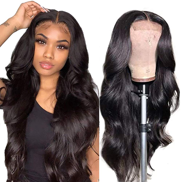 $100 OFF|Body Wave 5x5 Lace Closure Wigs Pre Plucked Pre Bleached Knots Affordable Human Hair Wigs