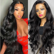 5X5 13X4 Undetected HD Transparent Swiss Lace Front Wig Body Wave Human Hair Wigs With Baby Hair