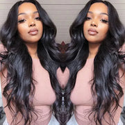 V Part Body Wave Human Hair Wigs Glueless Beginner Friendly Natural Wig