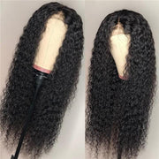 Bleached Knots 13x6 Full Lace Frontal Wig Curly HD Lace Human Hair Wigs For Women