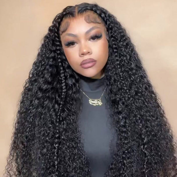 Pre-plucked Deep Wave 13x4 Lace Frontal Wigs High Quality Human Hair Wigs For Black Women