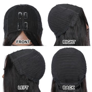 V Part Body Wave Human Hair Wigs Glueless Beginner Friendly Natural Wig