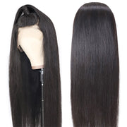 4x4 13x4 Transparent Invisible Lace Wig Real HD Lace Straight Human Hair Wigs 220% Density