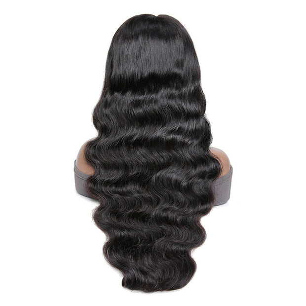 V Part Body Wave Human Hair Wigs Glueless Beginner Friendly Natural Wig