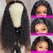 Cheap 5x5 Curly Closure Lace Wigs Human Hair Lace Wig with Baby Hair Pre Plucked